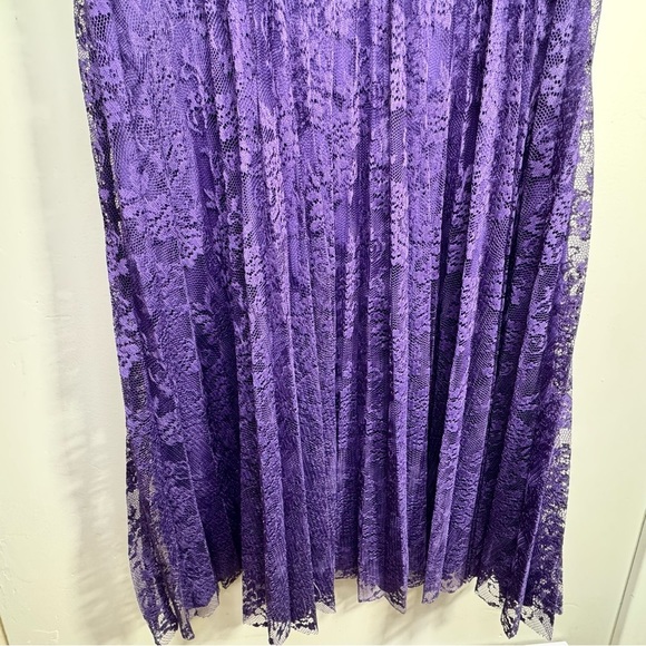 Addition Elle Lace Midi Dress with Pleated Skirt Size 24 NWT Cocktail Dress - Picture 7 of 15